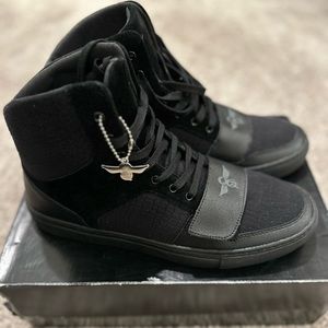 Creative Recreation Cesario X Black Snake Grip. Size 12 . Black New